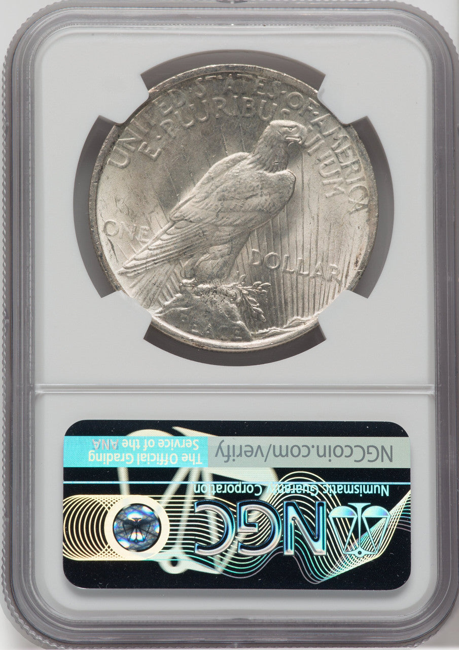 1923 $1 NGC Plus Peace Dollar NGC MS66+