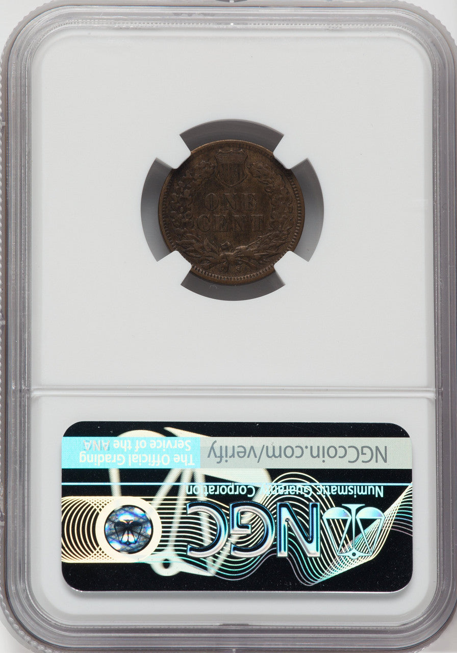1909-S 1C Indian BN Indian Cent NGC AU50