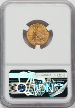 1909 $2.50 CAC NGC Plus Indian Quarter Eagle NGC MS65+