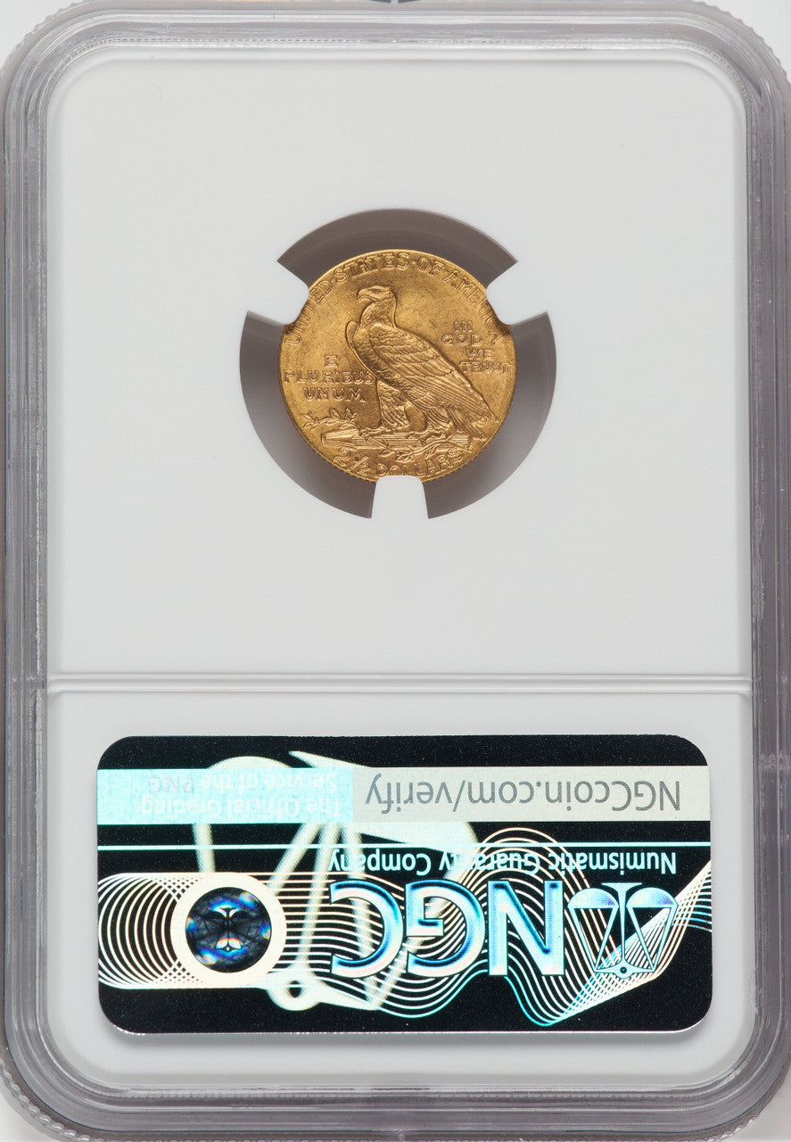1909 $2.50 CAC NGC Plus Indian Quarter Eagle NGC MS65+