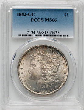 1882-CC $1 Morgan Dollar PCGS MS66