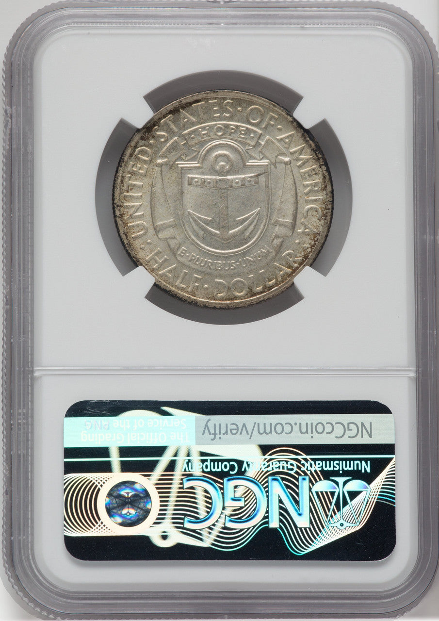 1936-S 50C Rhode Island Commemorative Silver NGC MS67