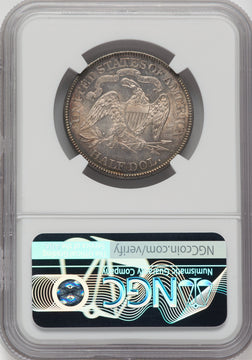 1891 50C Seated Half Dollar NGC MS65