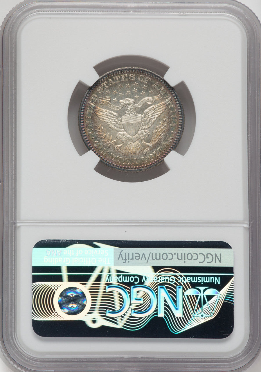 1900 25C NGC Plus Barber Quarter NGC MS65+