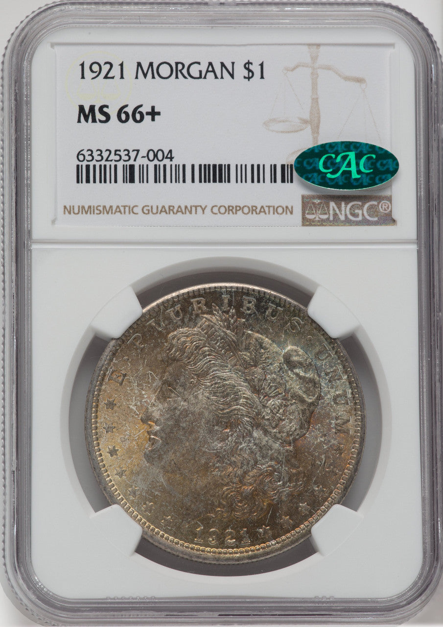 1921 $1 Morgan NGC Plus Morgan Dollar NGC MS66+