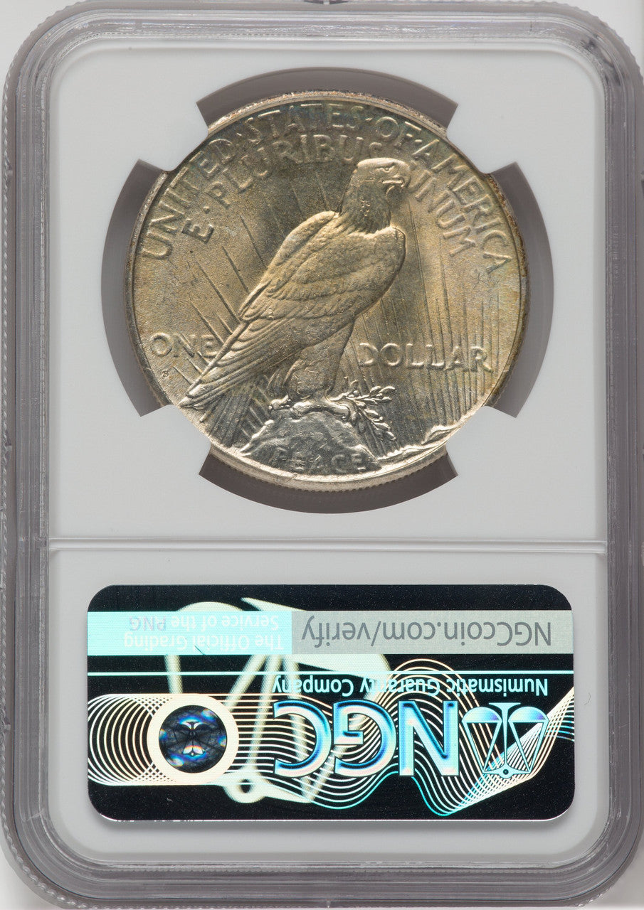 1927-S $1 CAC Peace Dollar NGC MS64