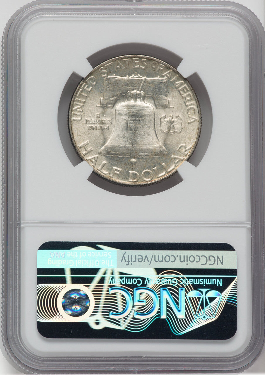 1950-D 50C FL Franklin Half Dollar NGC MS66