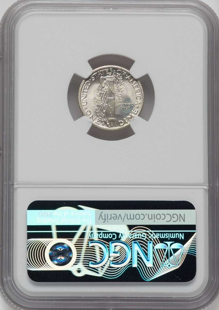 1938-S 10C FB CAC NGC Plus Mercury Dime NGC MS67+