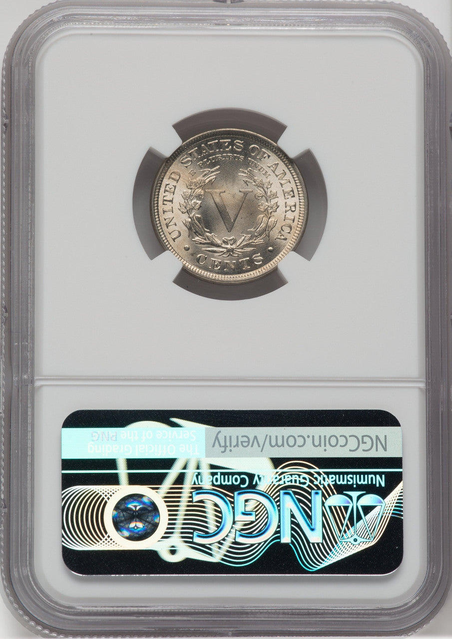 1894 5C Liberty Nickel NGC MS65