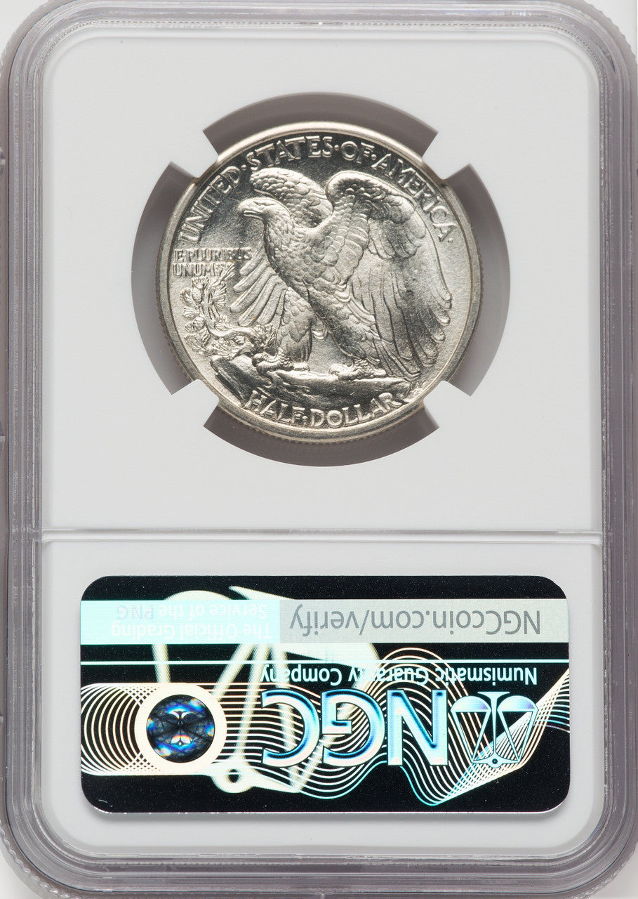 1916-S 50C Walking Liberty Half Dollar NGC MS66