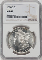 1880-S $1 Morgan Dollar NGC MS68