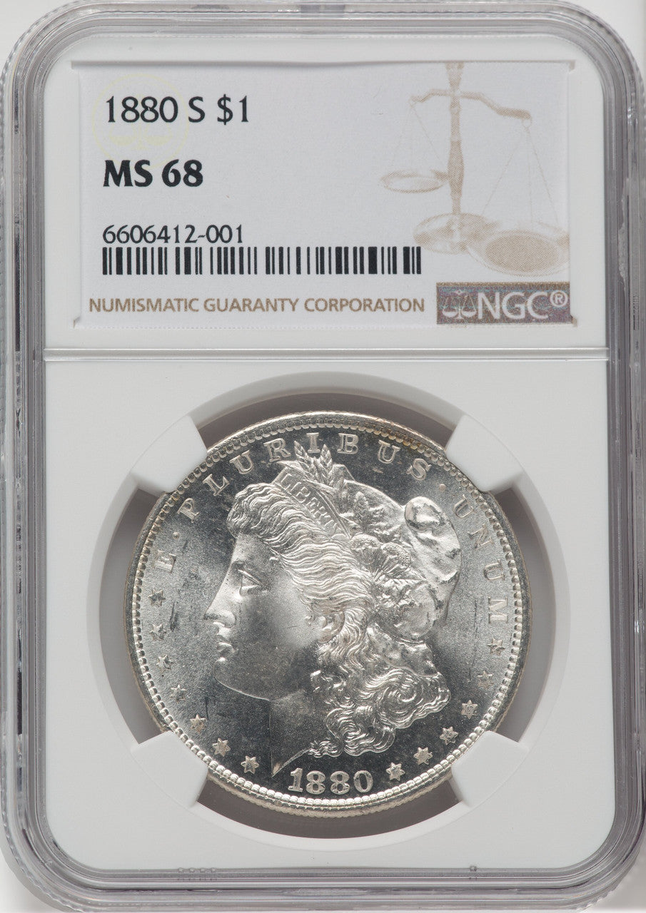 1880-S $1 Morgan Dollar NGC MS68