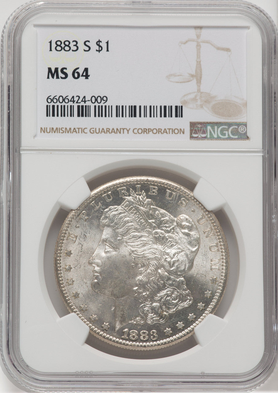 1883-S $1 Morgan Dollar NGC MS64