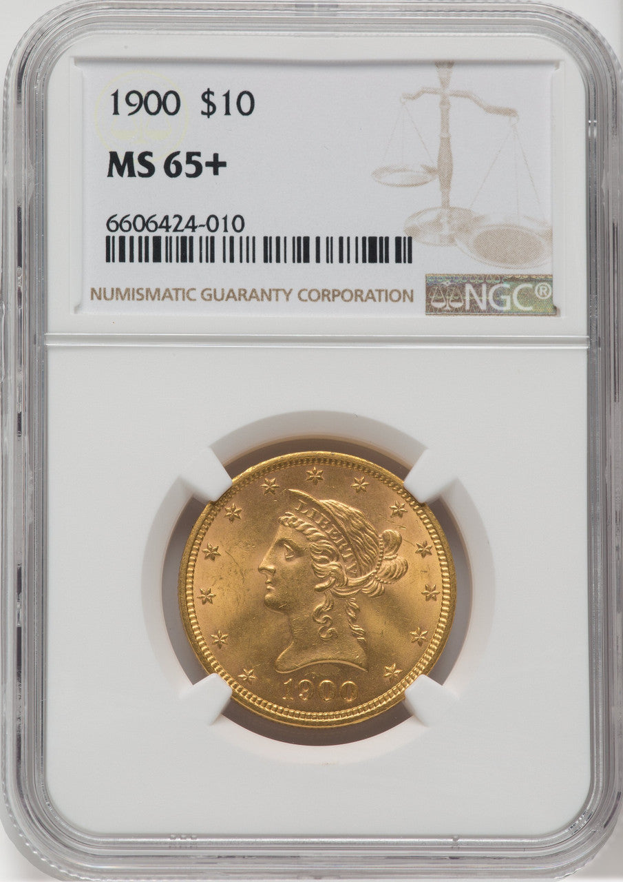 1900 $10 NGC Plus Liberty Eagle NGC MS65+