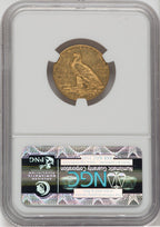 1909-O $5 NGC Plus Indian Half Eagle NGC AU58+