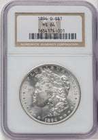 1894-O $1 Morgan Dollar NGC MS64
