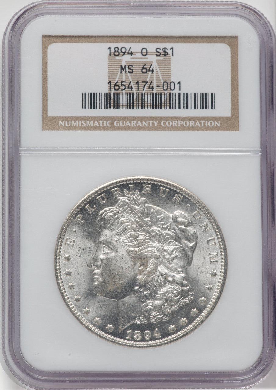 1894-O $1 Morgan Dollar NGC MS64