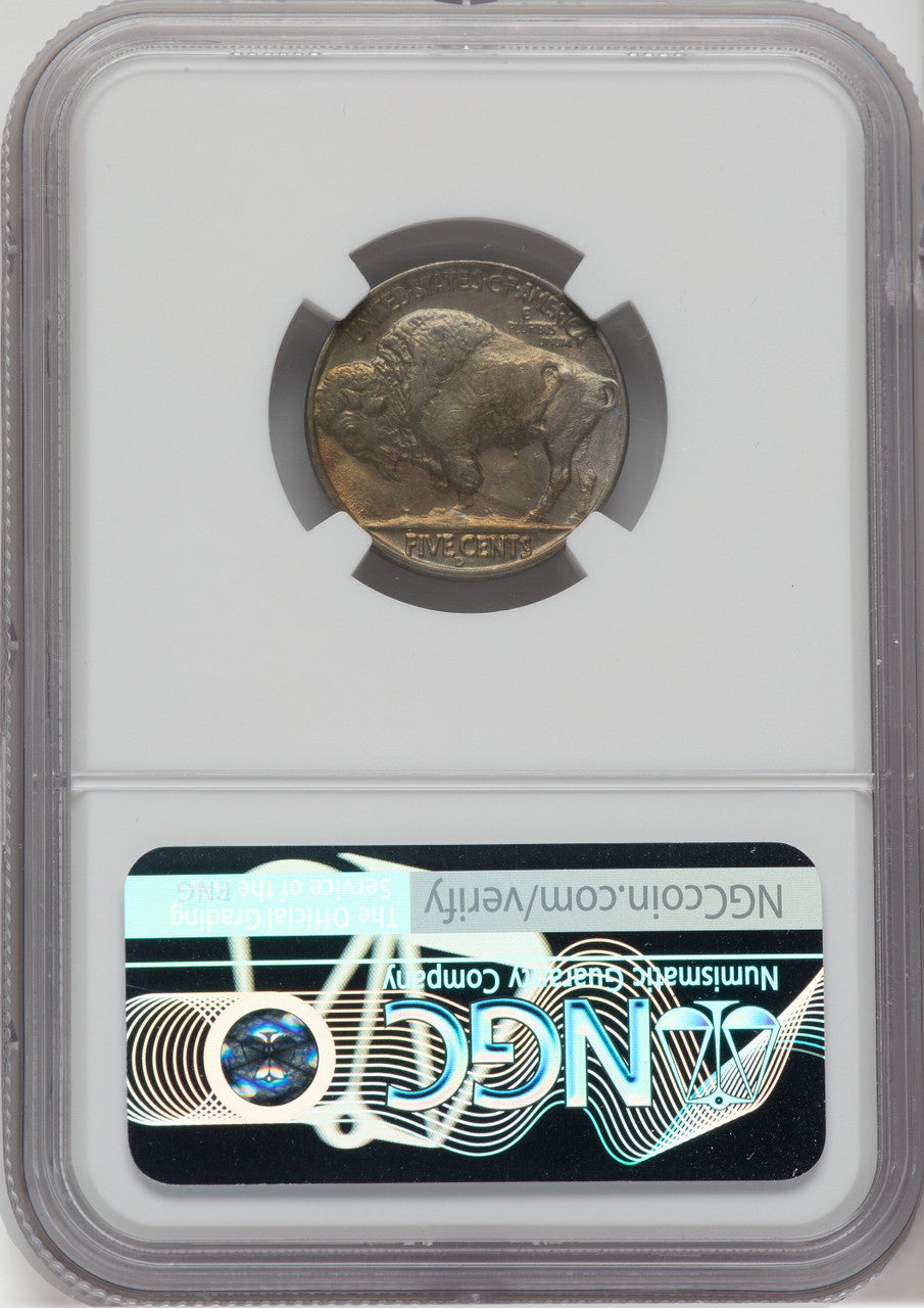 1937-D 5C Three-Legged Buffalo Nickel NGC MS62