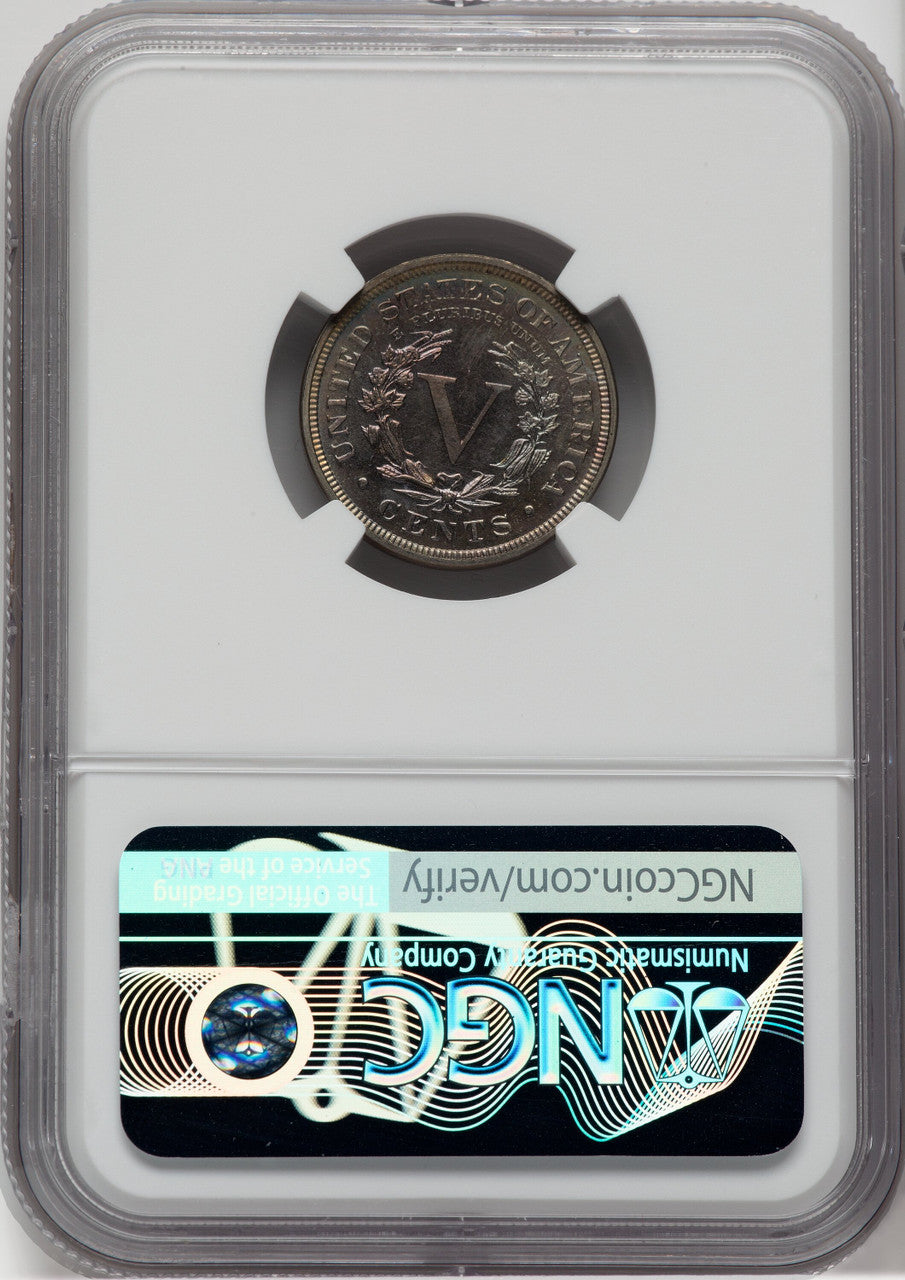 1899 5C CAC NGC Plus Proof Liberty Nickel NGC PR66+