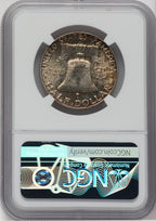 1963-D 50C Franklin Half Dollar NGC MS66 FLB