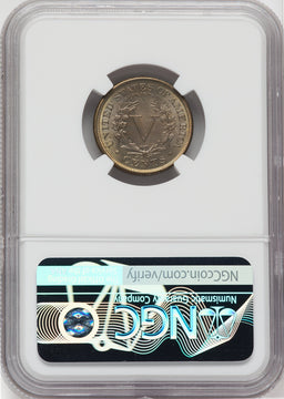 1897 5C NGC Plus Liberty Nickel NGC MS66+