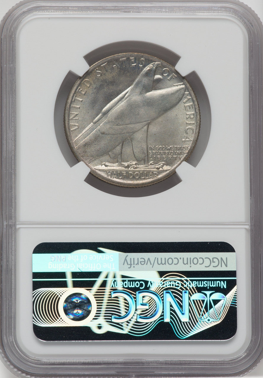 1936 50C Bridgeport Commemorative Silver NGC MS67