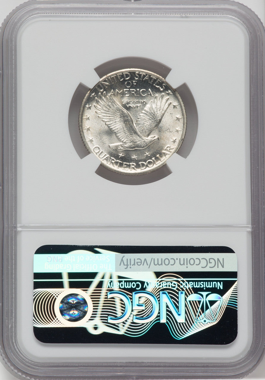 1918 25C Standing Liberty Quarter NGC MS65