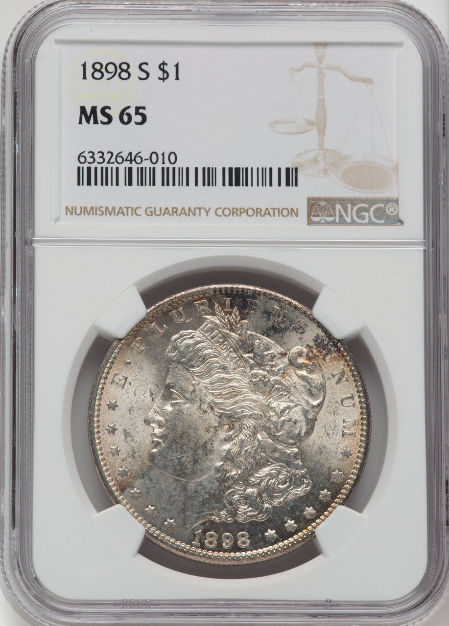 1898-S $1 Morgan Dollar NGC MS65