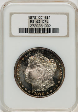 1878-CC $1 DM Morgan Dollar NGC MS63