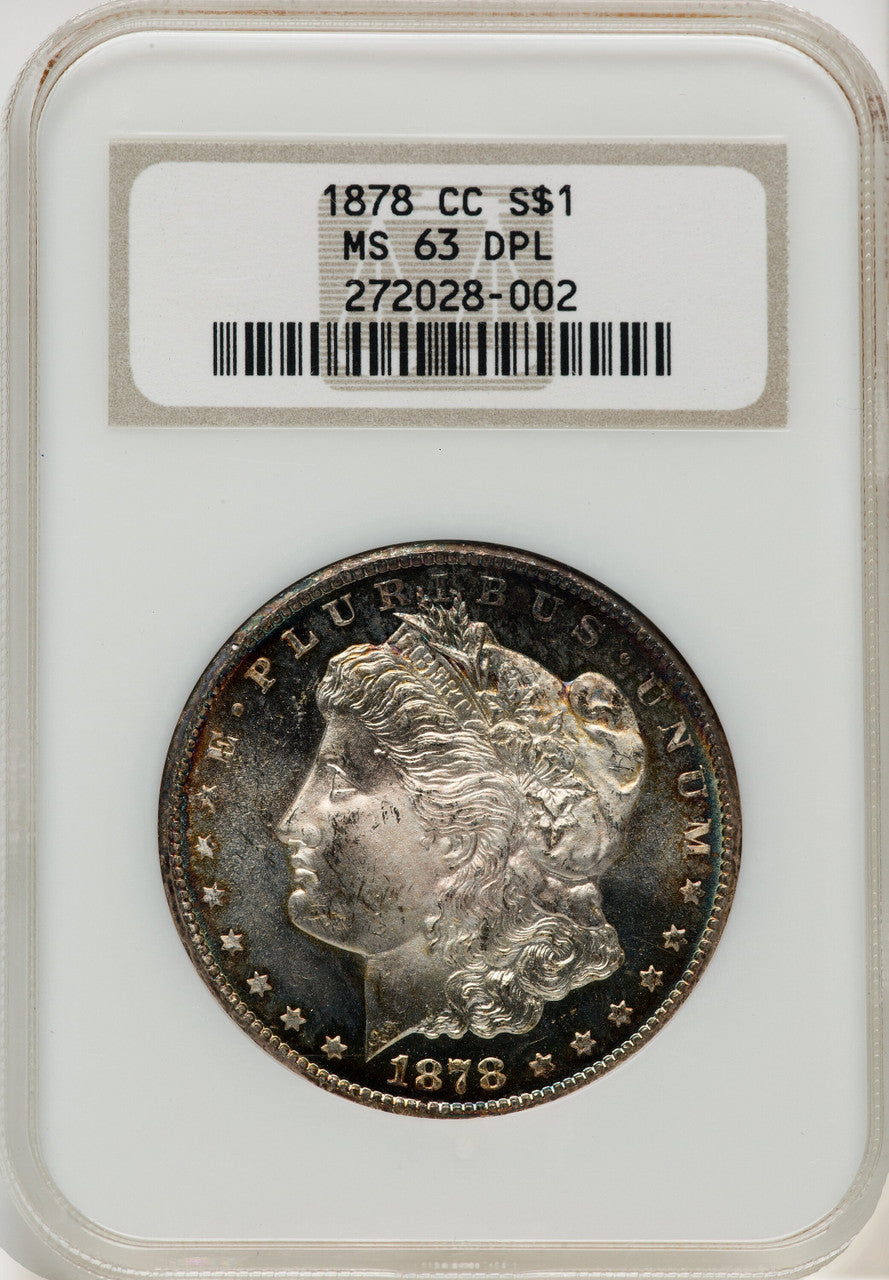 1878-CC $1 DM Morgan Dollar NGC MS63