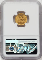 1855 $2.50 Liberty Quarter Eagle NGC MS65