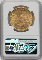 1860 $20 Liberty Double Eagle NGC MS61