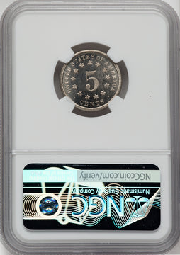 1874 5C CA NGC Plus Proof Shield Nickel NGC PR66+