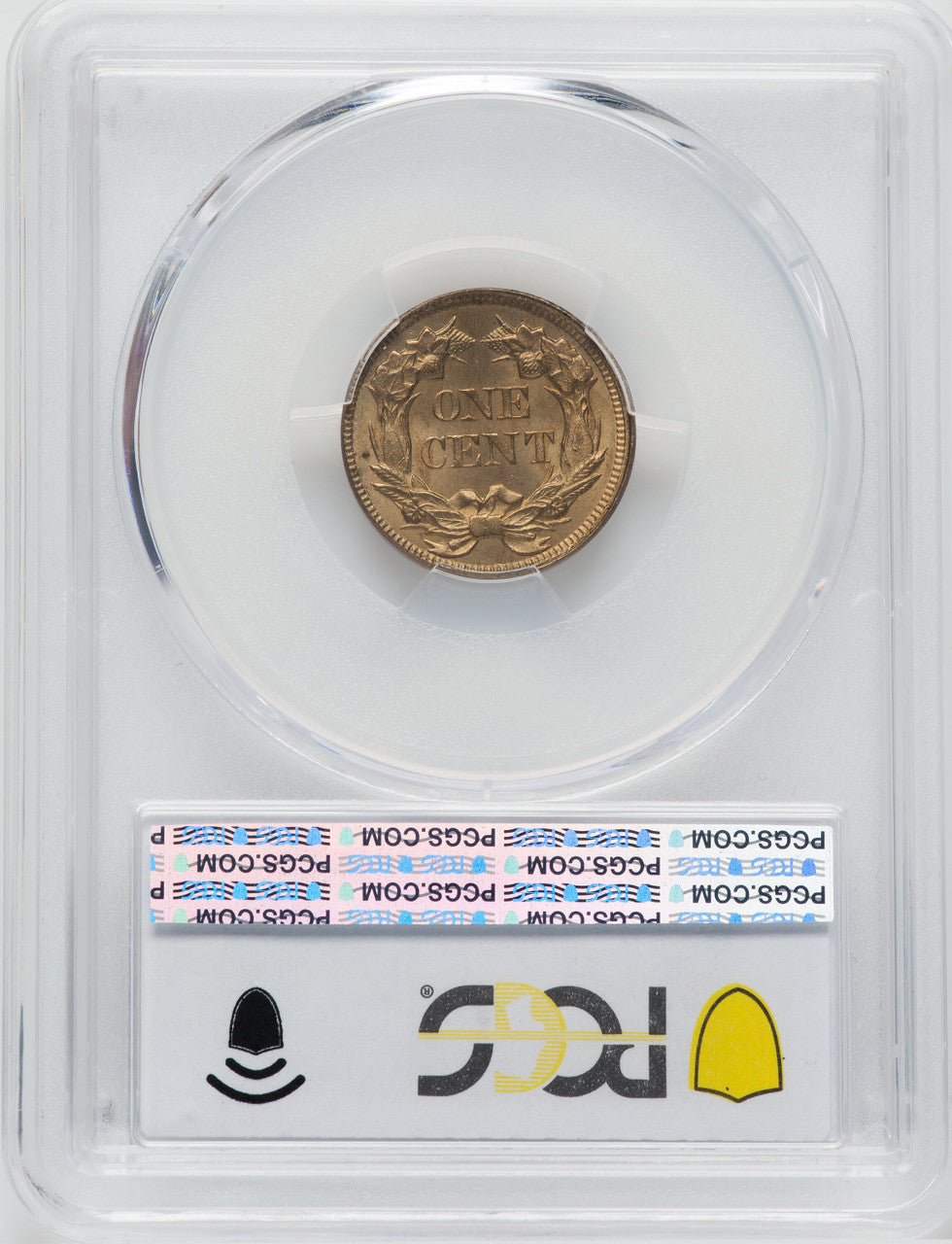 1857 1C Flying Eagle Cent PCGS MS65