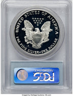 1993-P S$1 Silver Eagle PCGS PR70