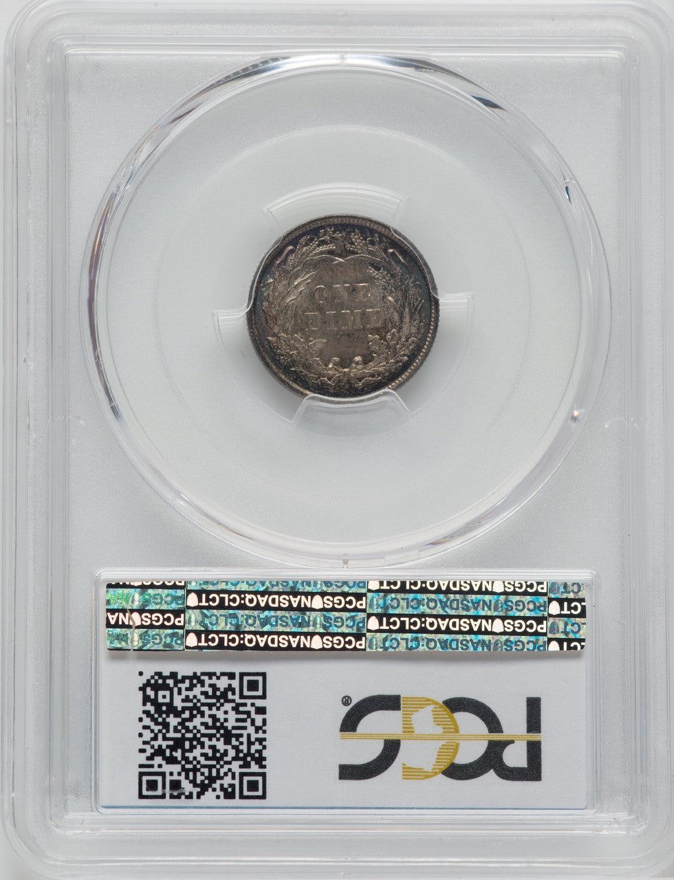 1898 10C Barber Dime PCGS MS66+