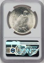 1924 $1 Peace Dollar NGC MS66+