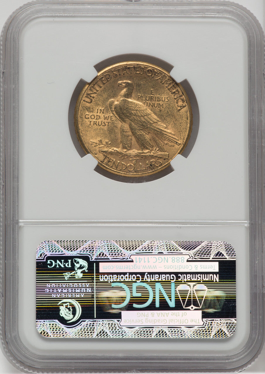 1912-S $10 Indian Eagle NGC AU58