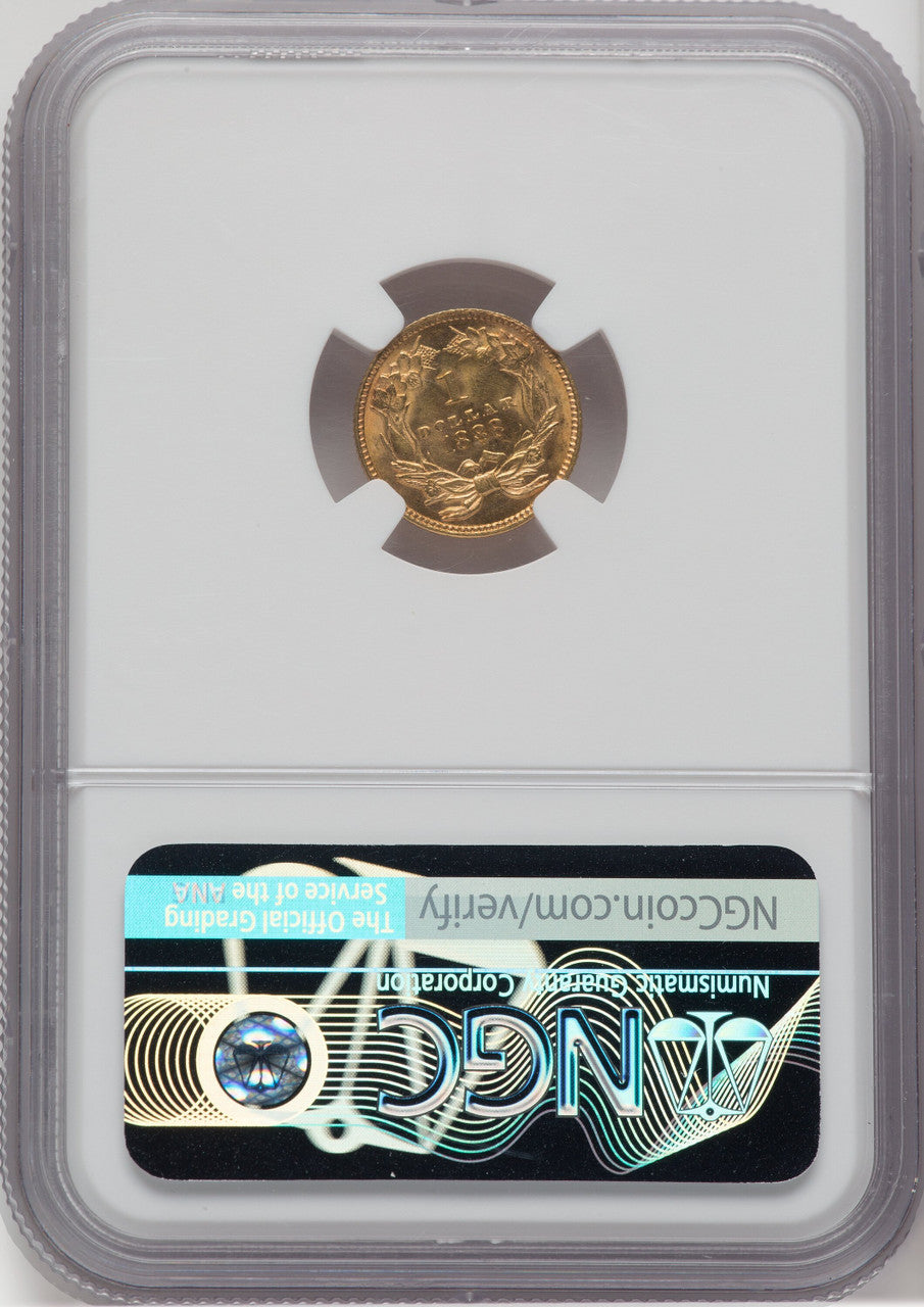 1888 G$1 Gold Dollar NGC MS63