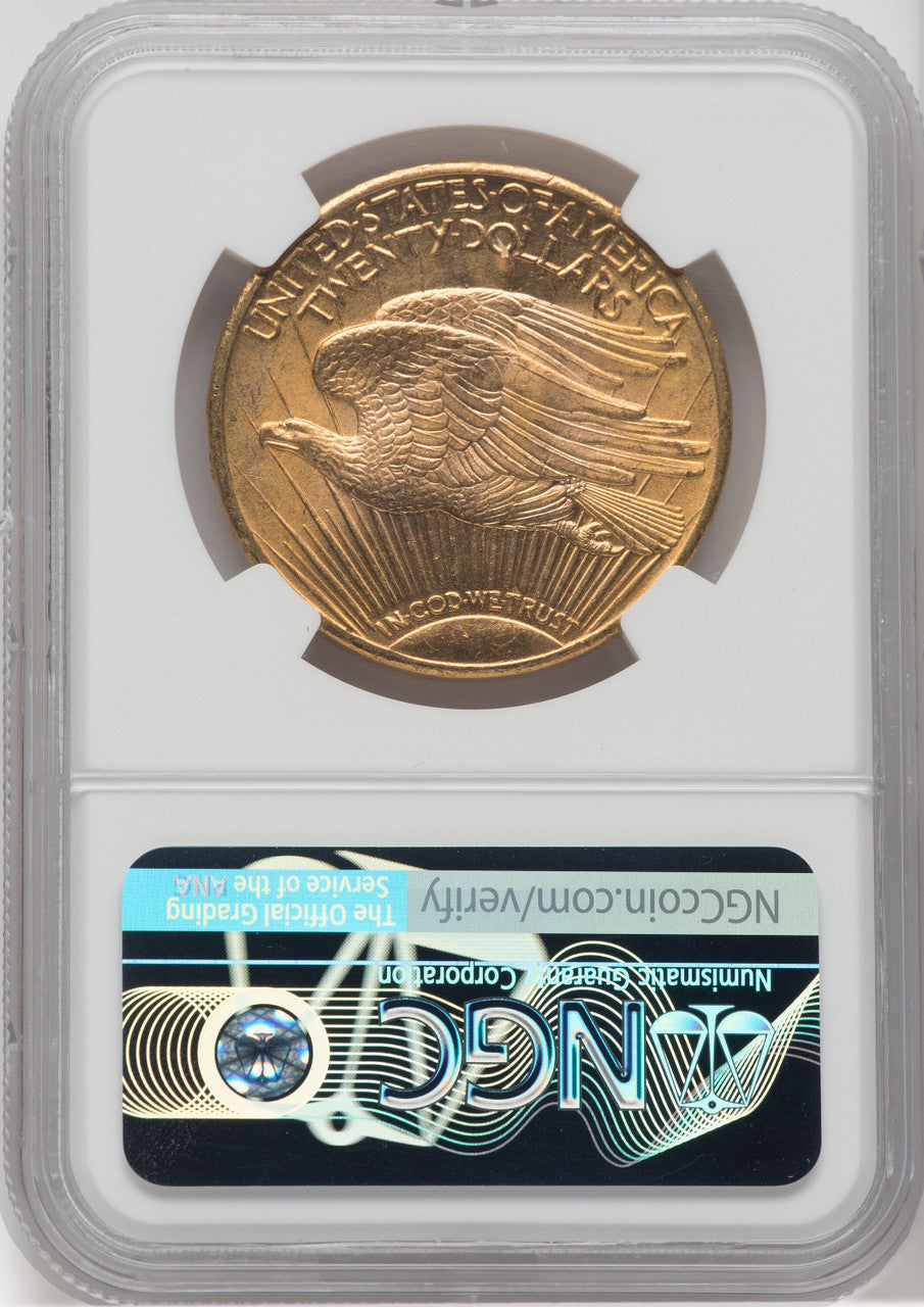 1924 $20 Saint CAC Saint-Gaudens Double Eagle NGC MS63