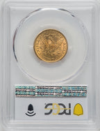 1899 $5 CAC Liberty Half Eagle PCGS MS64+