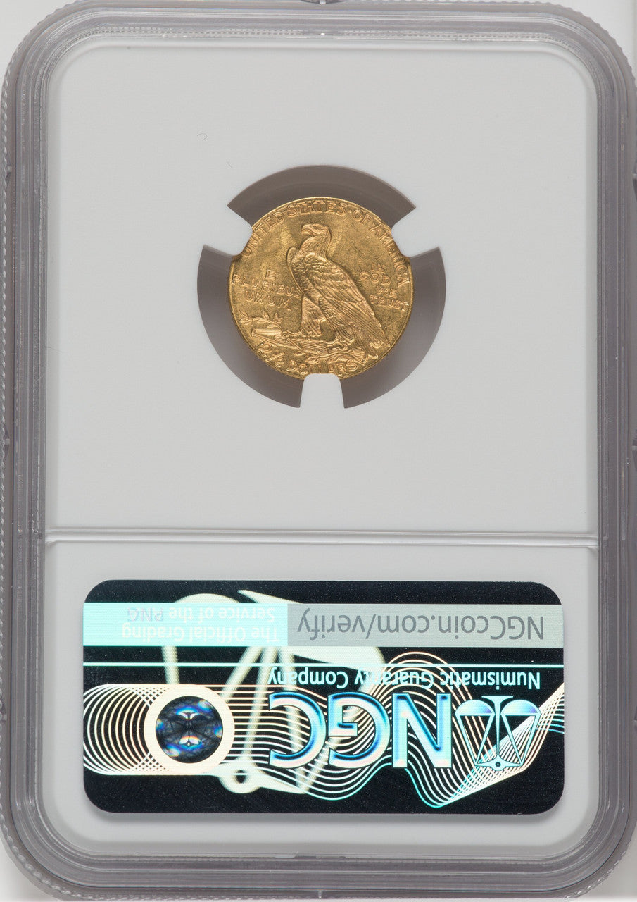 1911 $2.50 CAC Indian Quarter Eagle NGC MS63