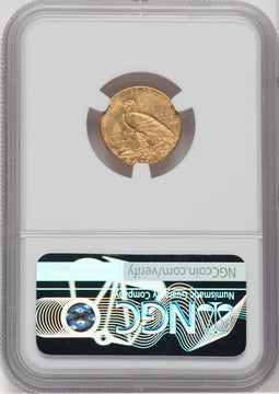 1925-D $2.50 Indian Quarter Eagle NGC MS65 (761822004)