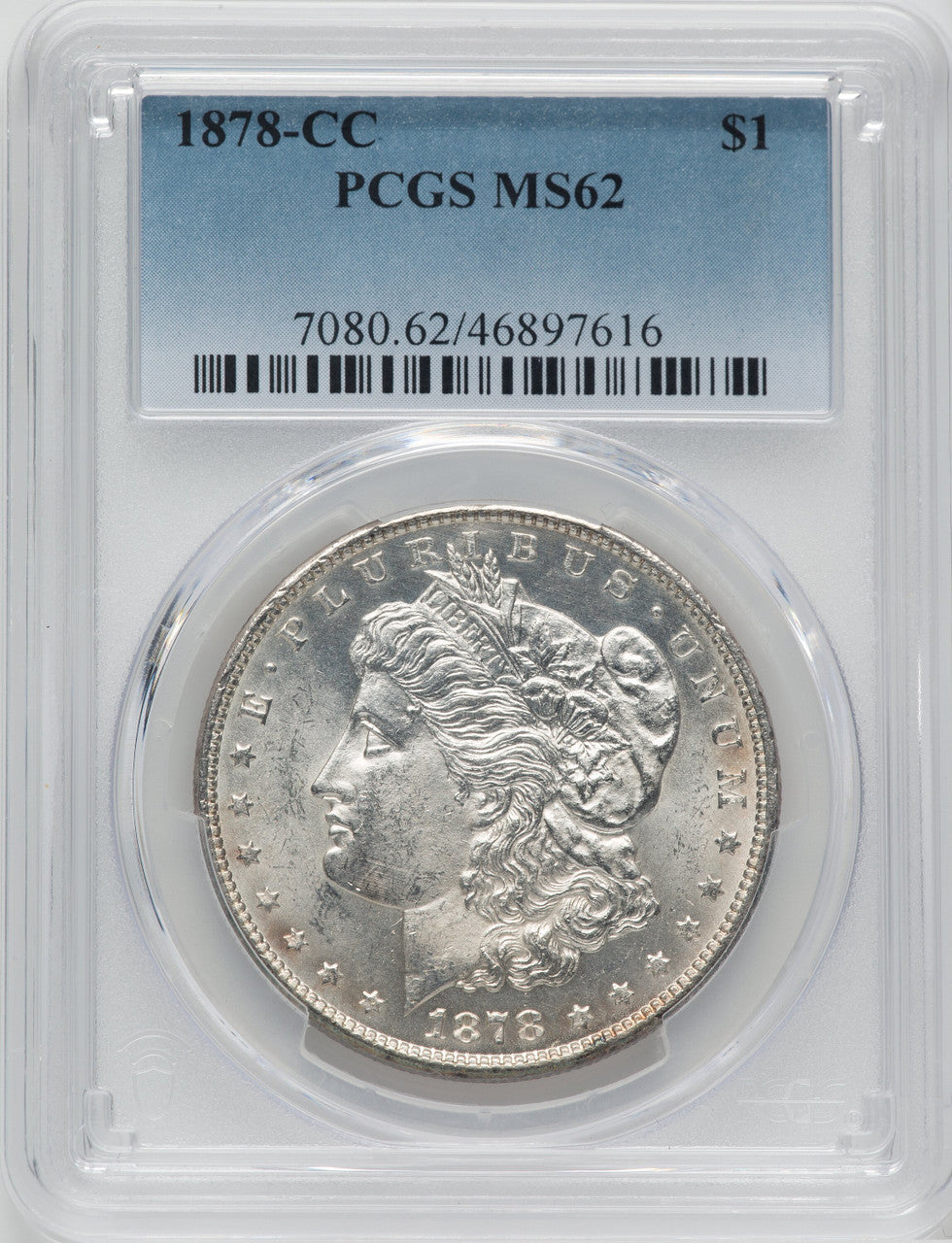 1878-CC $1 Morgan Dollar PCGS MS62