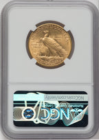 1916-S $10 Indian Eagle NGC AU58