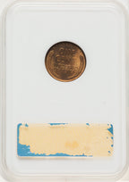 1923 1C RD Lincoln Cent NGC MS66