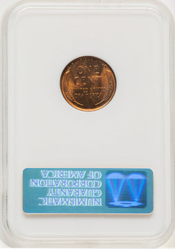 1929-S 1C RD Lincoln Cent NGC MS66