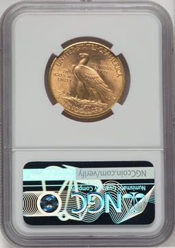 1911-S $10 Indian Eagle NGC MS65