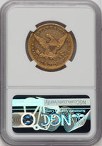 1862 $10 Liberty Eagle NGC AU50
