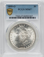 1899-O $1 Morgan Dollar PCGS MS67